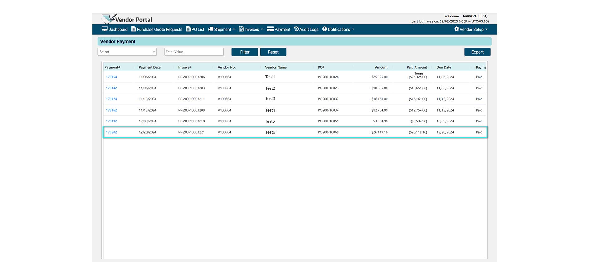 vendor-Payments